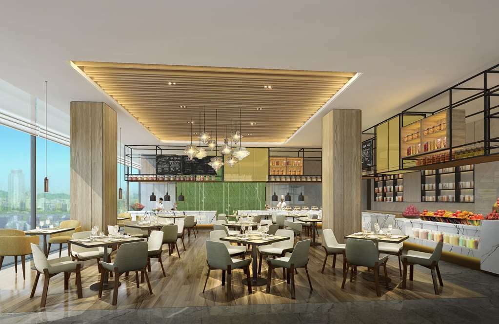 Hilton Garden Inn Zhuhai Hengqin Ресторант снимка